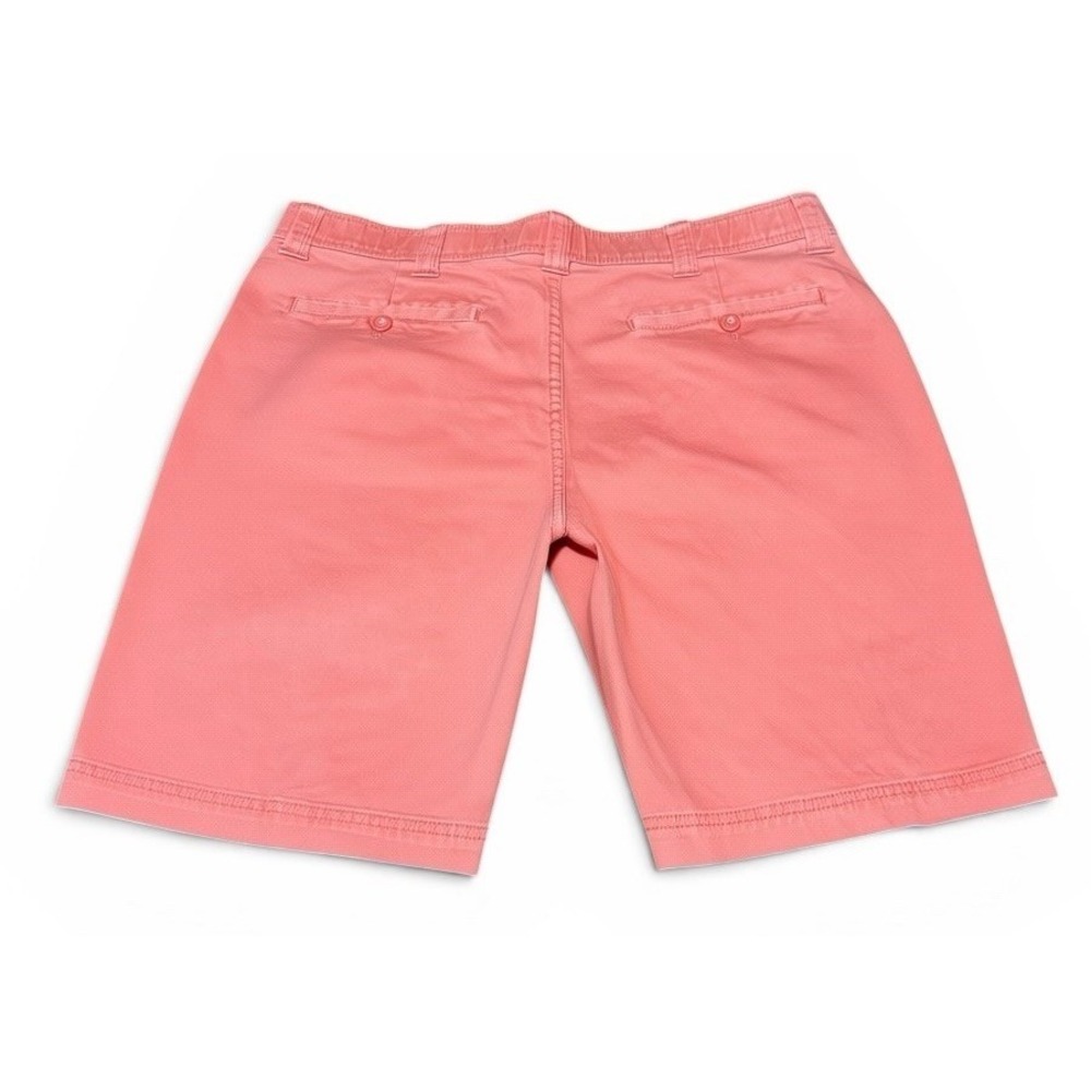 St John's Bay Men's Coral Comfort Stretch Chino Shorts Size 36 - Picture 2 of 5